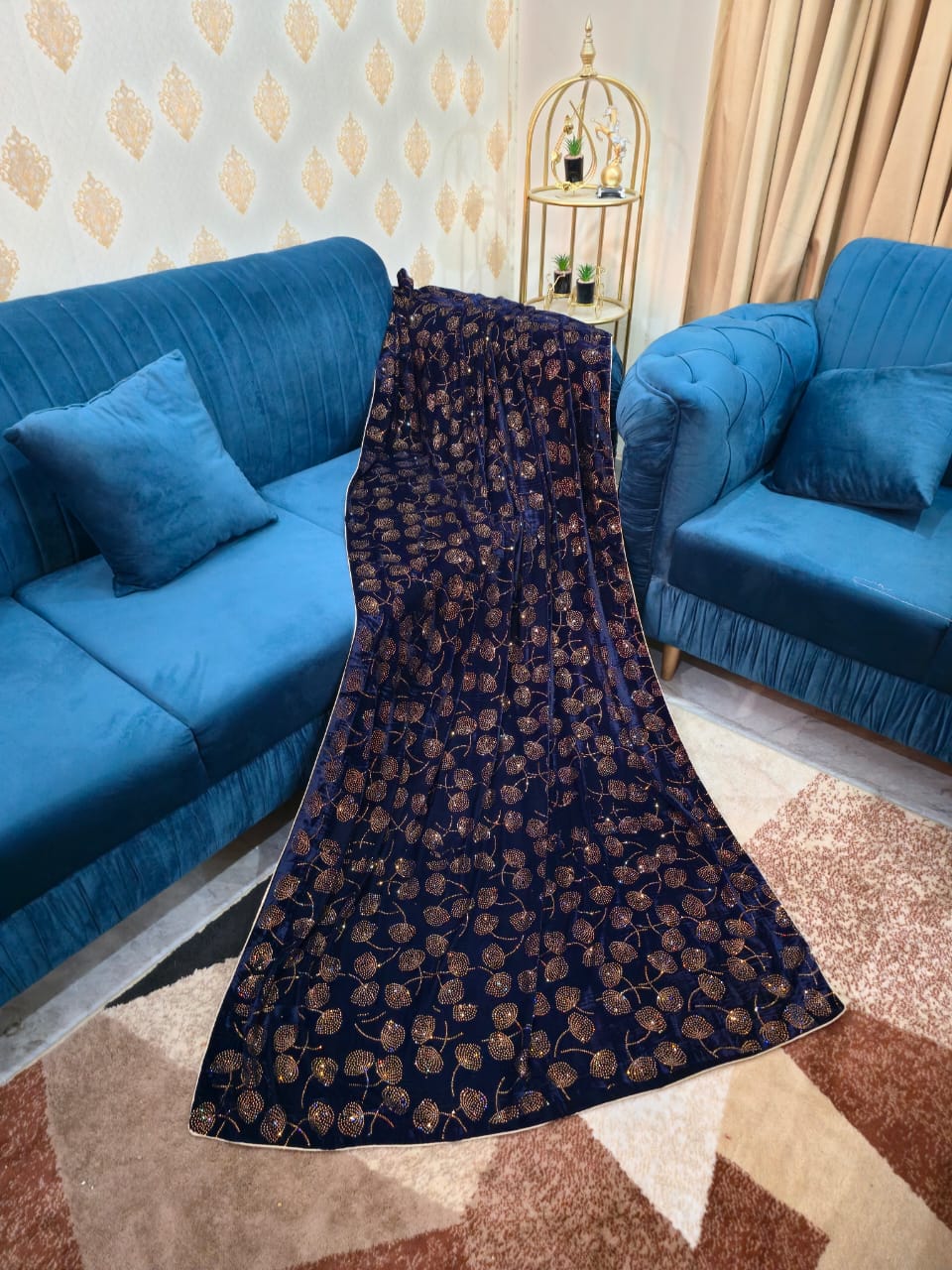 Premium Velvet Shawl VS006