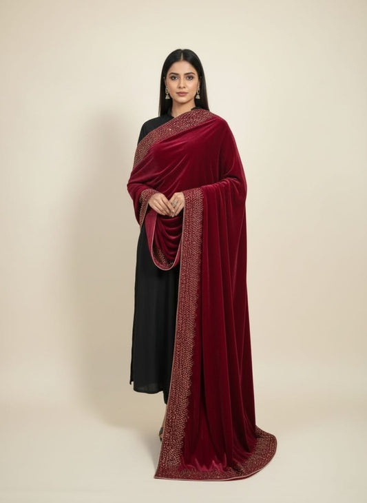 Premium Velvet Shawl VS005