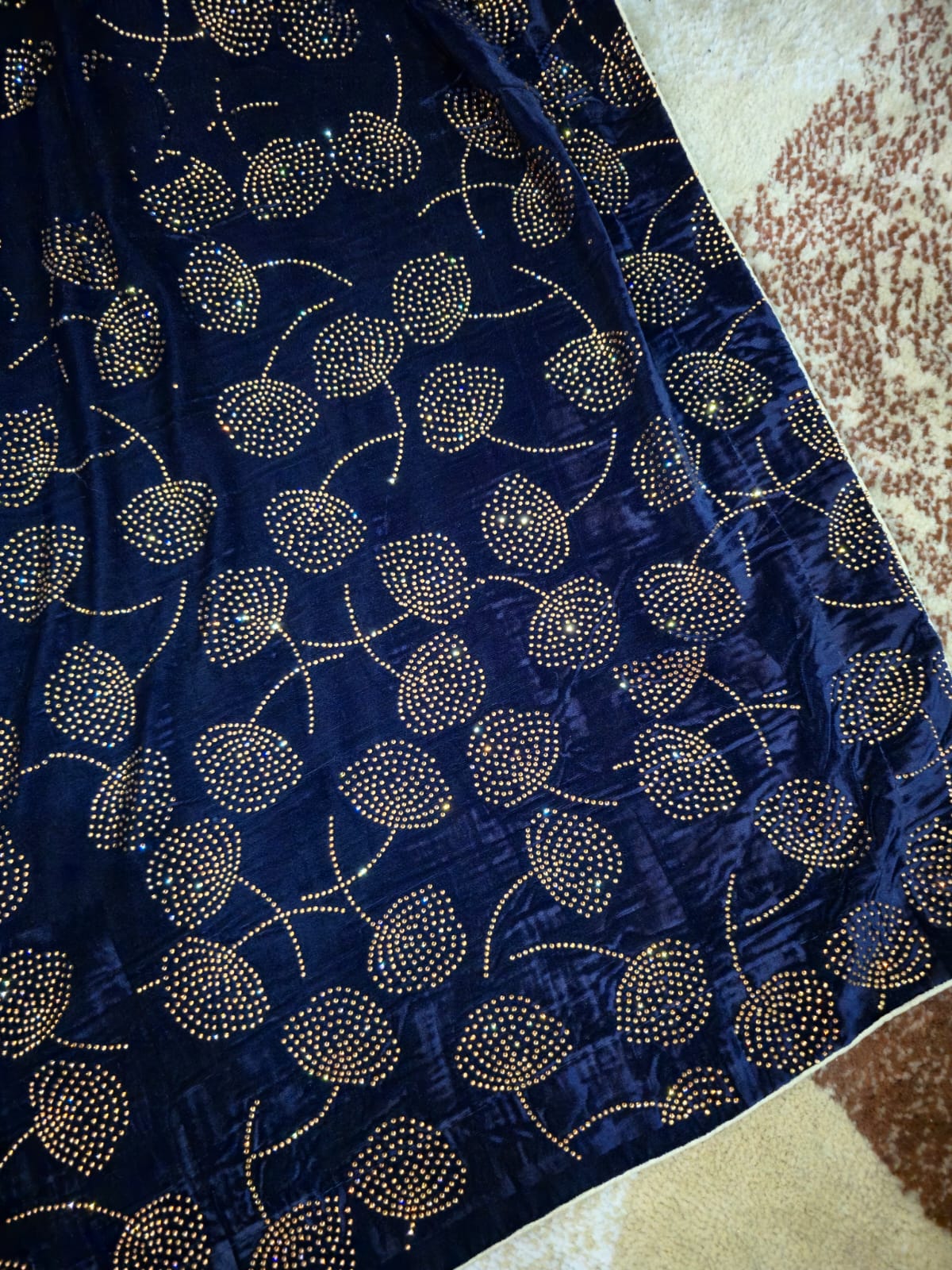 Premium Velvet Shawl VS006