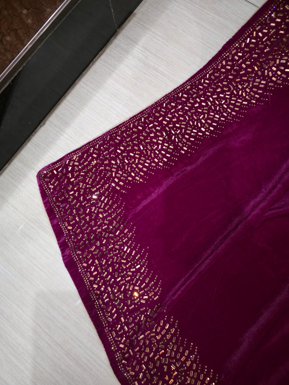 Premium Velvet Shawl VS005