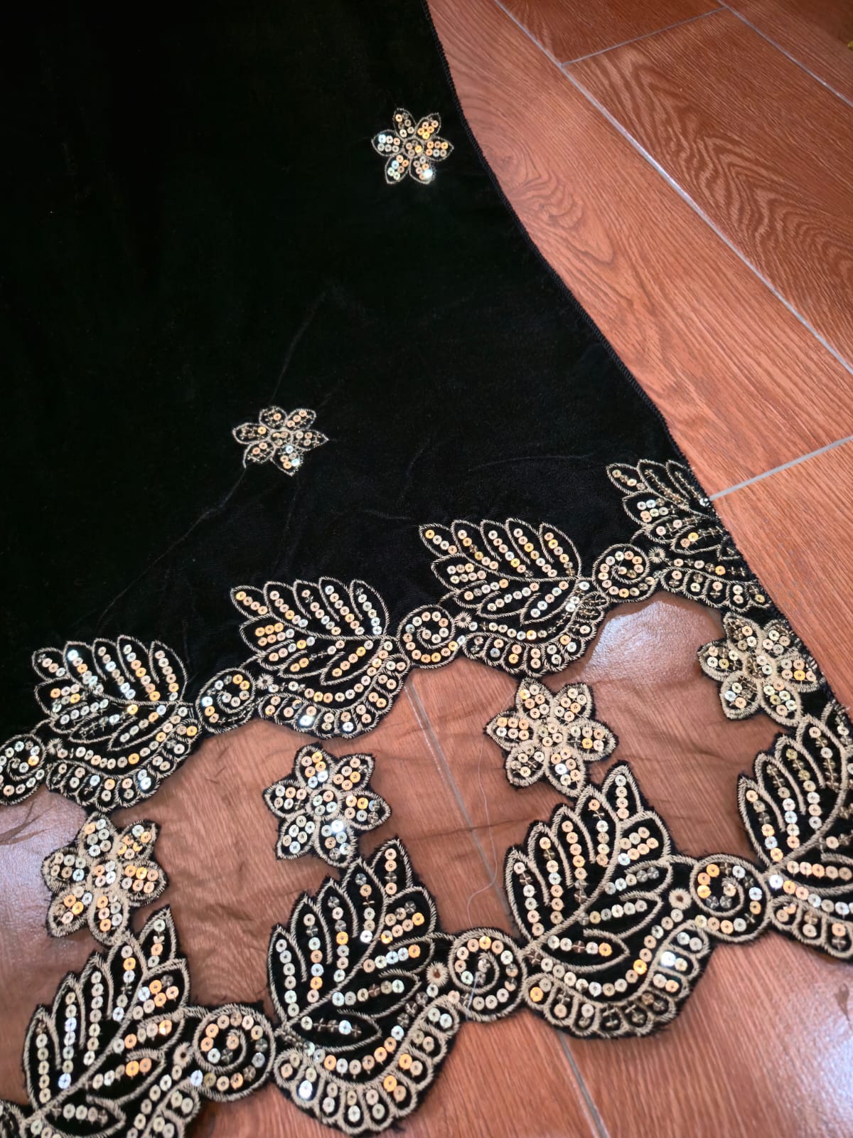 Premium Velvet Shawl VS0012