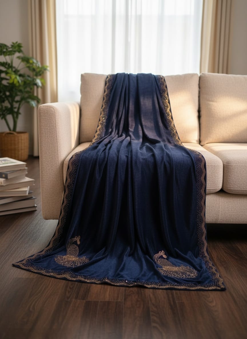 Premium Micro Velvet 9000 Shawl VS007