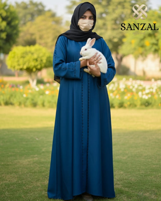 Zoom Crinkle Abaya A002