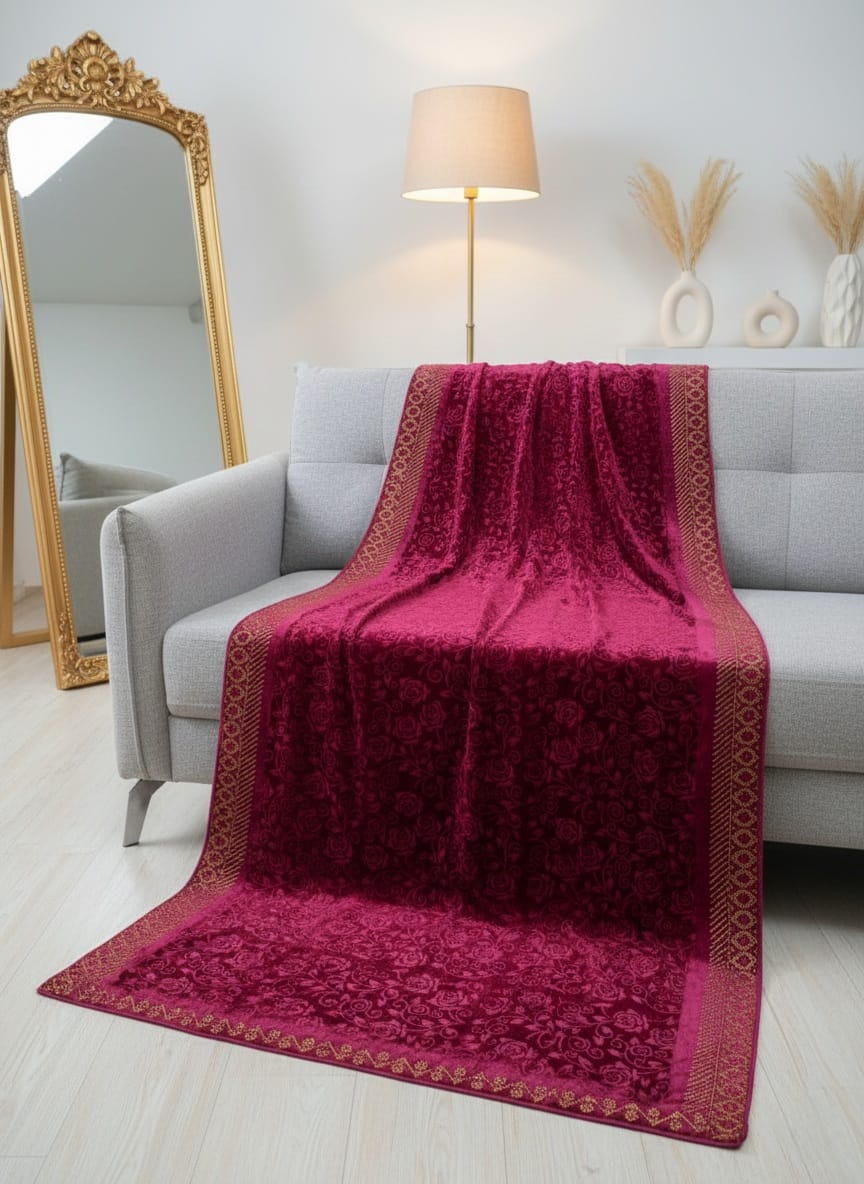 Embossed Velvet Shawl VS009